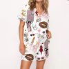 Western Cowgirl Glam Silky Satin Pajama Set