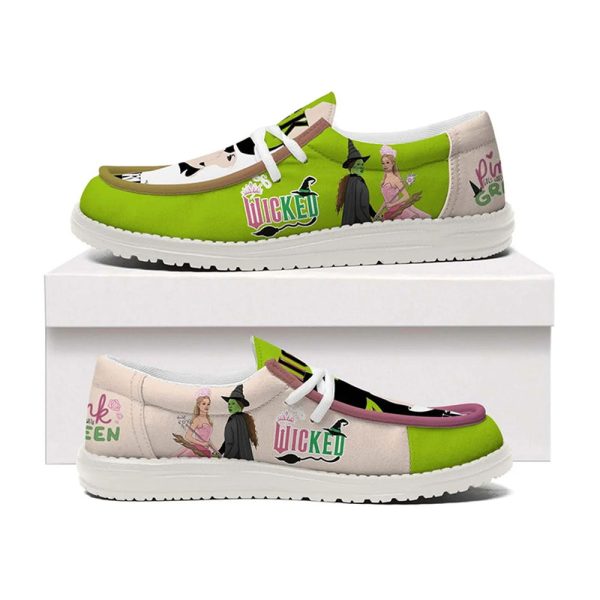 Wicked Green And Pink Dude Shoes 3