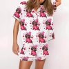 Women's Dachshund Valentine Satin Pajama Set