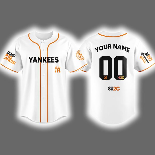 Yankees 2025 Stand Up To Cancer Night Jersey
