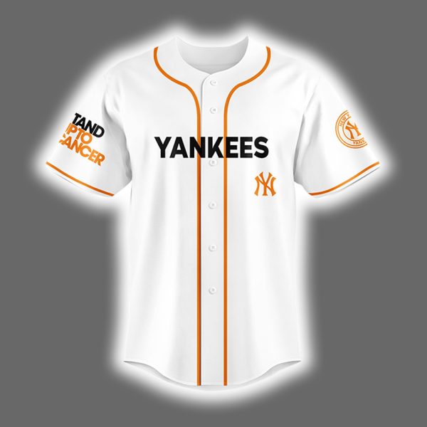 Yankees 2025 Stand Up To Cancer Night Jersey 2