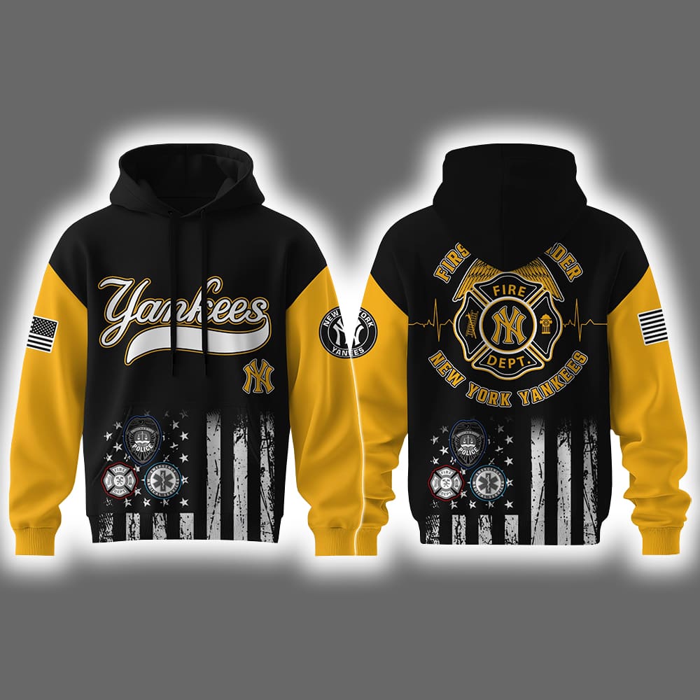 Yankees First Responders Night Hoodie Joggers Cap 2025 Yankees First Responders Night Hoodie Joggers Cap 2025