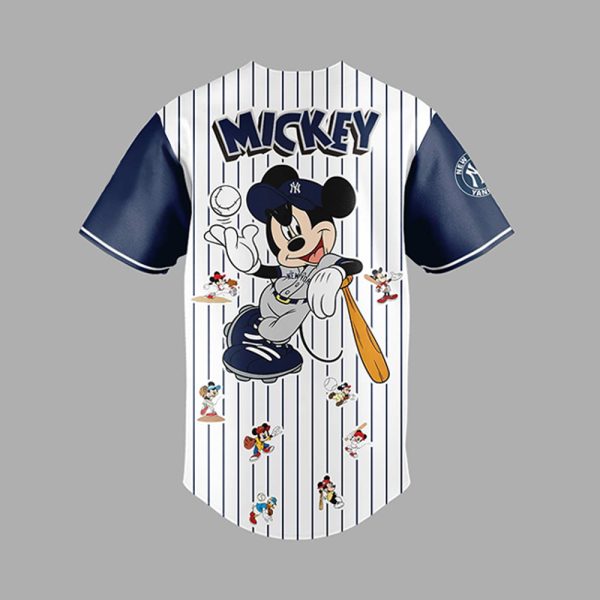 Yankees Mickey Mouse Night 2025 Jersey 3
