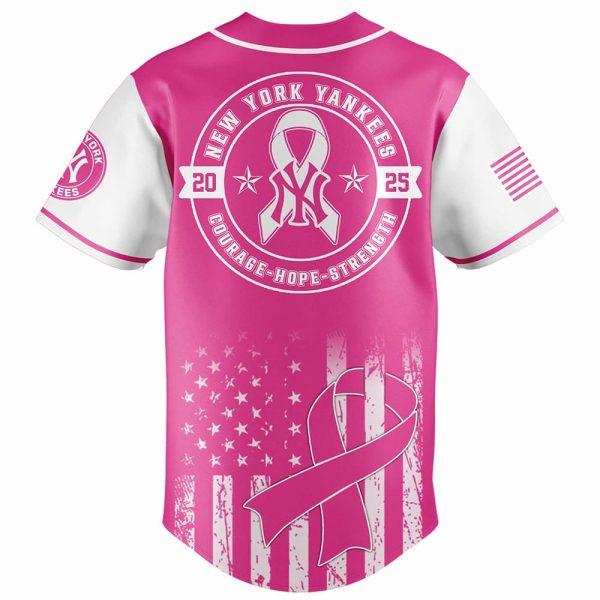 Yankees Pink Out The Park Jersey 2025 3