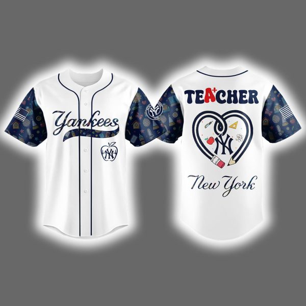Yankees Teacher Appreciation Week Jersey 2025