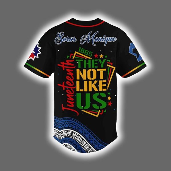 Zeta Phi Beta Juneteenth Day They Not Like Us 2025 Jersey 3