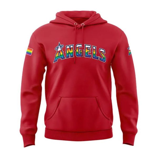 2025 Angels Happy Pride Night Hoodie 2