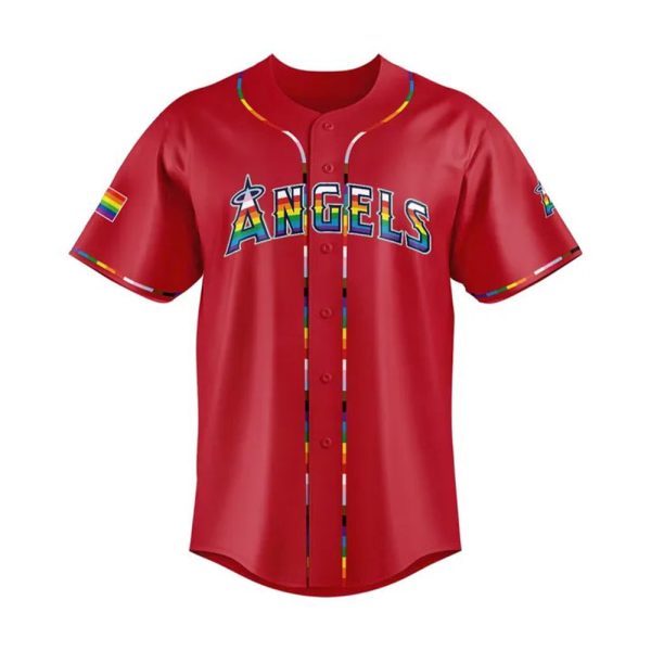 2025 Angels Happy Pride Night Jersey 2