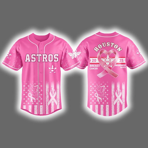 2025 Astros Breast Cancer Awareness Month Jersey