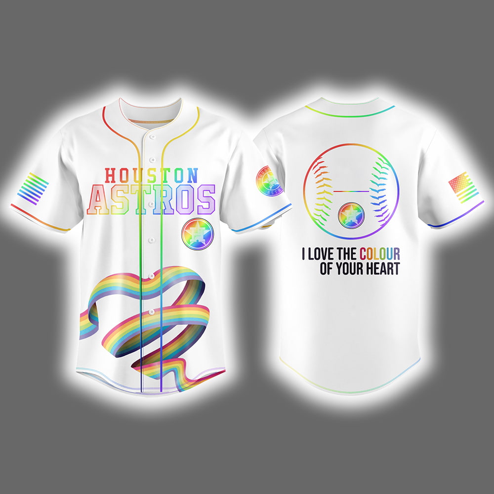 2025 Astros Happy Pride Month LGBTQ Baseball Jersey 2025 Astros Happy Pride Month LGBTQ Baseball Jersey