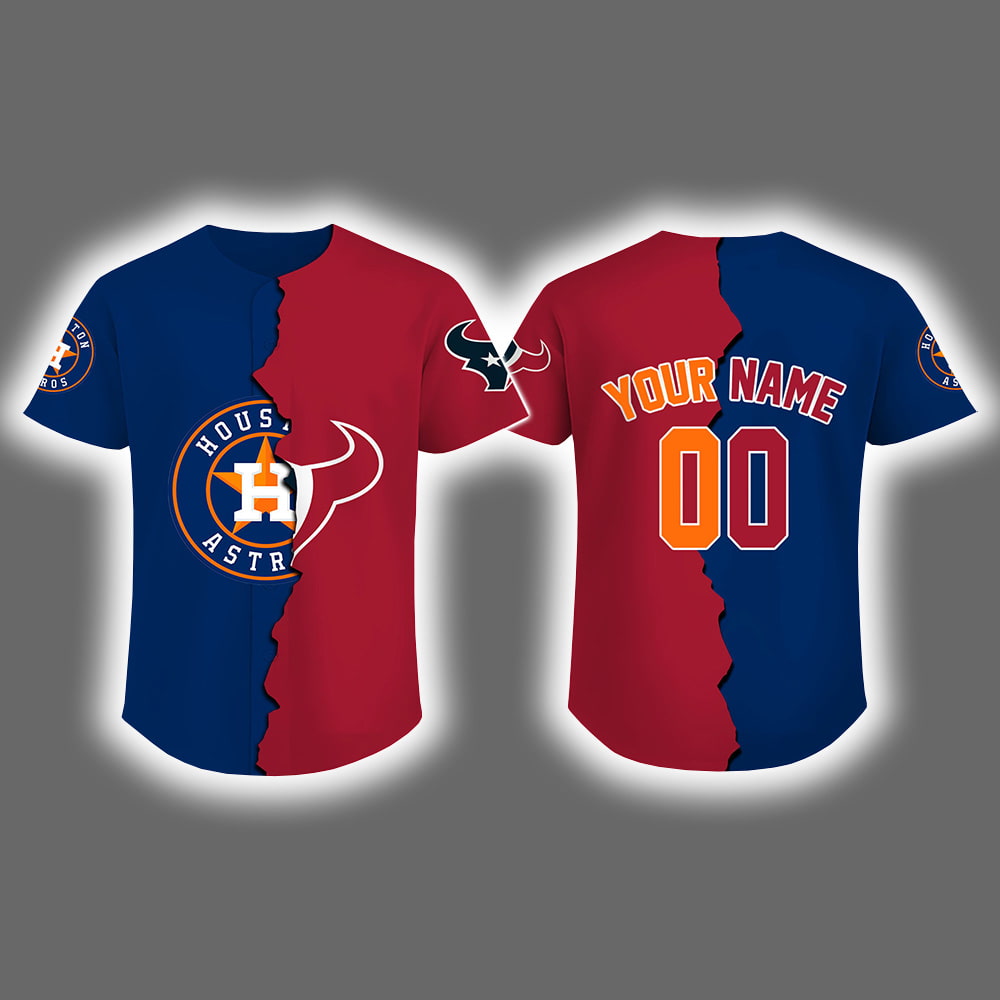 2025 Astros x Texans Baseball Jersey 2025 Astros x Texans Baseball Jersey
