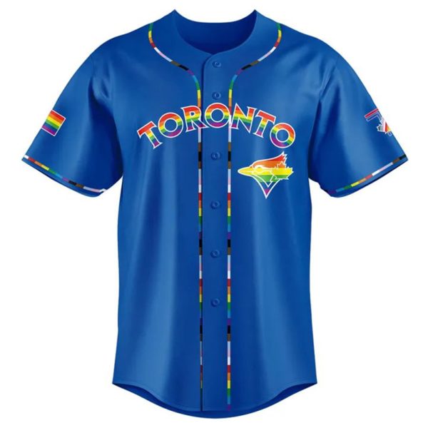 2025 Blue Jays Happy Pride Night Jersey 2