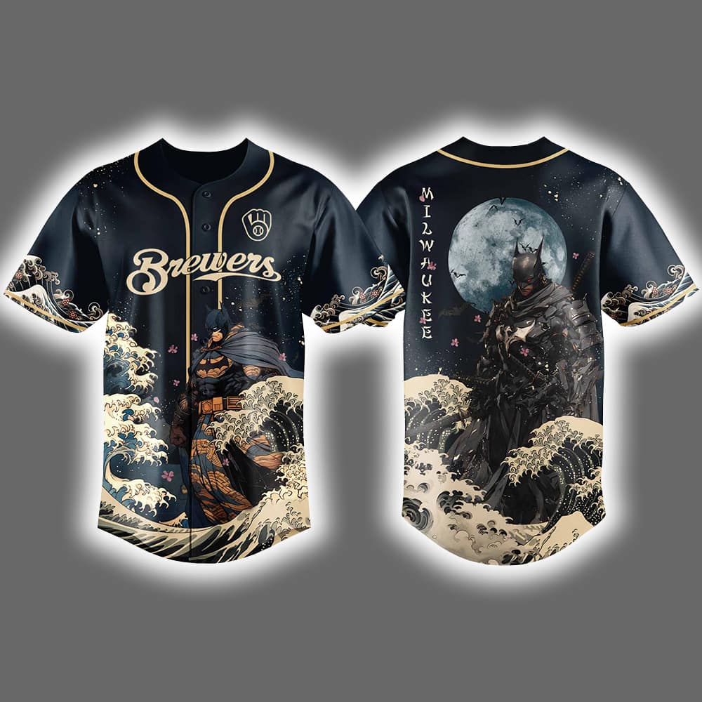 2025 Brewers Batman Night Jersey 2025 Brewers Batman Night Jersey