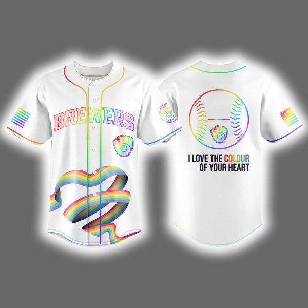 2025 Brewers Happy Pride Month LGBTQ Baseball Jersey