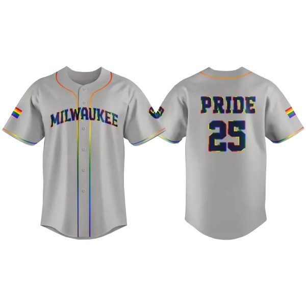 2025 Brewers Happy Pride Night Jersey
