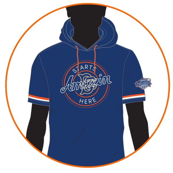 2025 Brooklyn Cyclones Short Sleeve Hoodie Giveaway