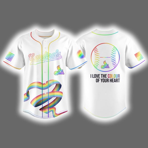 2025 Cardinals Happy Pride Month LGBTQ Baseball Jersey