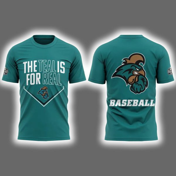 2025 Coastal Carolina Baseball The Teal Is For Real Shirt