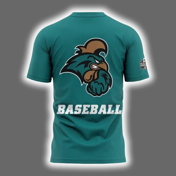 2025 Coastal Carolina Baseball The Teal Is For Real Shirt 3