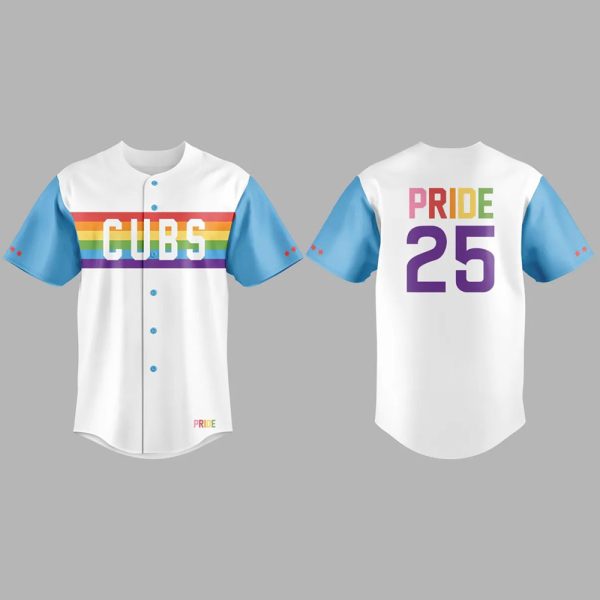 2025 Cubs Celebration Pride Month Jersey Giveaway