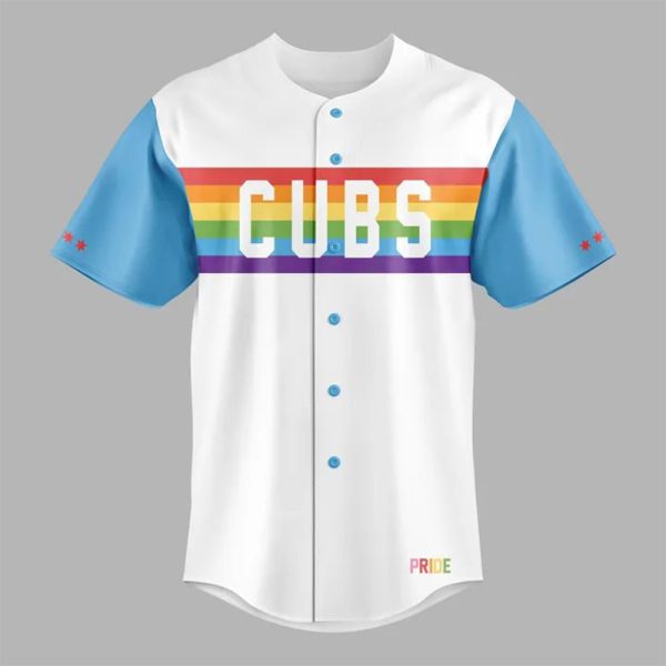 2025 Cubs Celebration Pride Month Jersey Giveaway 2