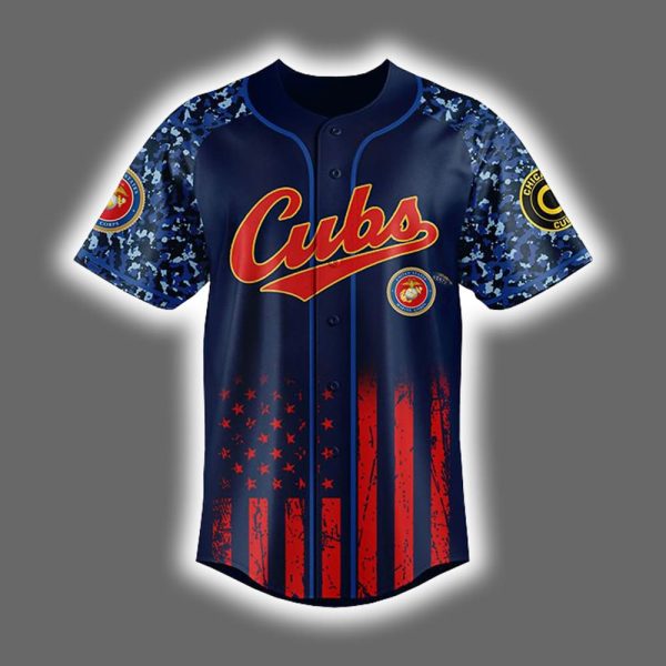 2025 Cubs USMC 250th Birthday Celebration Jersey 2