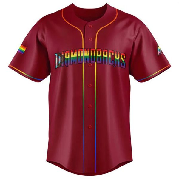 2025 Diamondbacks Pride Night Jersey 2