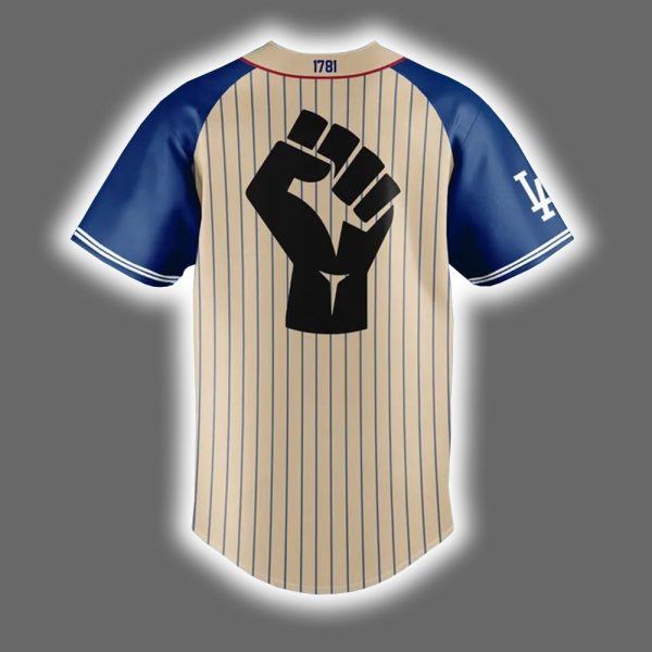 2025 Dodgers Black Heritage Night Jersey 3