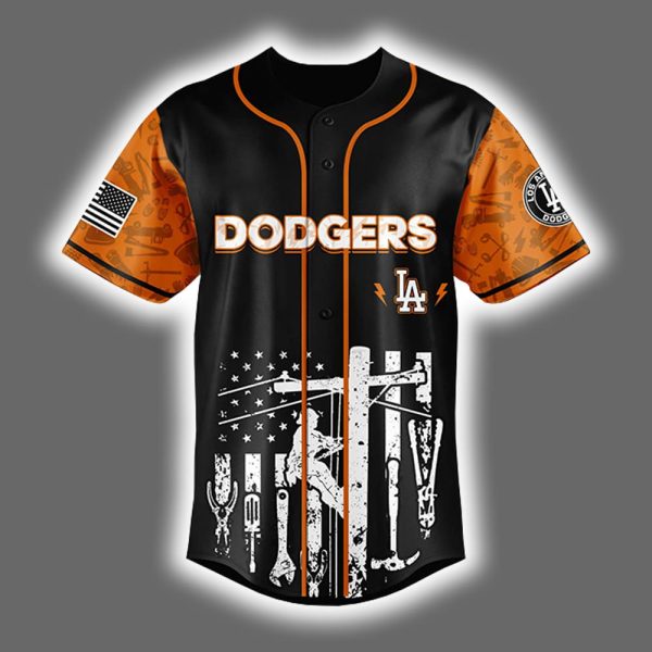 2025 Dodgers National Lineman Appreciation Day Jersey 2