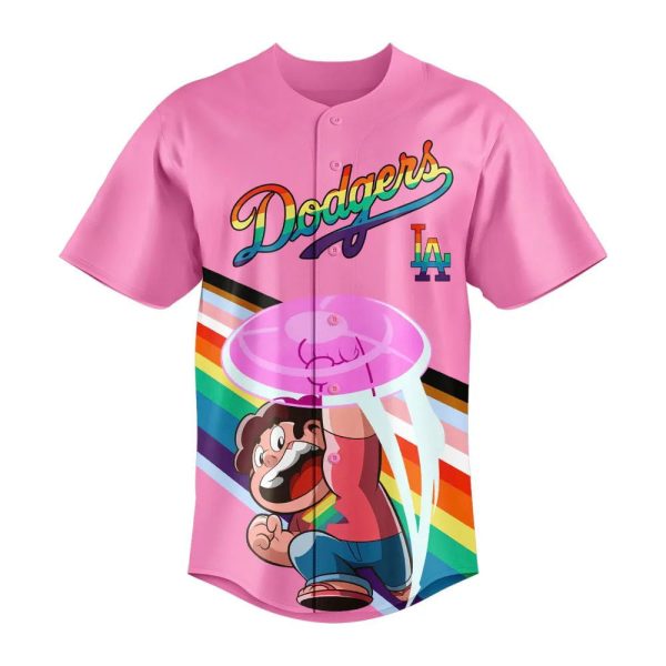 2025 Dodgers Pride Night Steven Universe Jersey 2