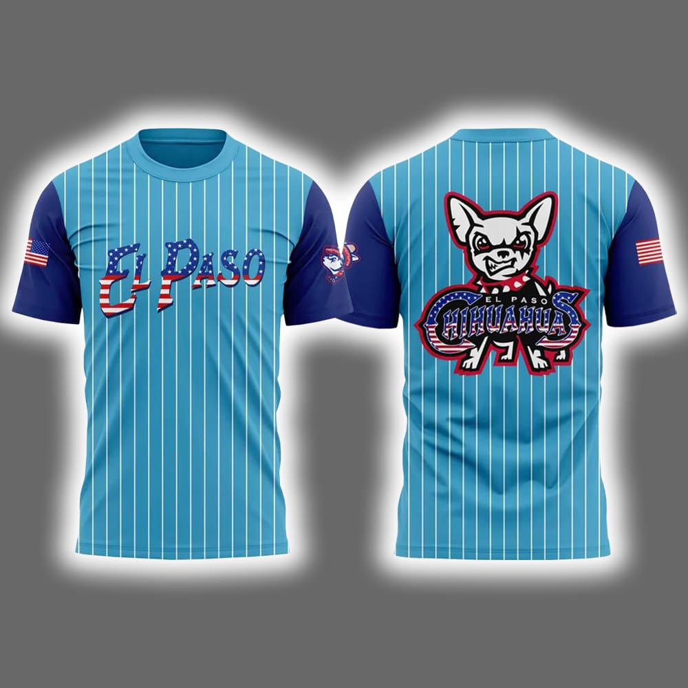 2025 El Paso Chihuahuas Stars & Stripes Independence Day Shirt 2025 El Paso Chihuahuas Stars & Stripes Independence Day Shirt