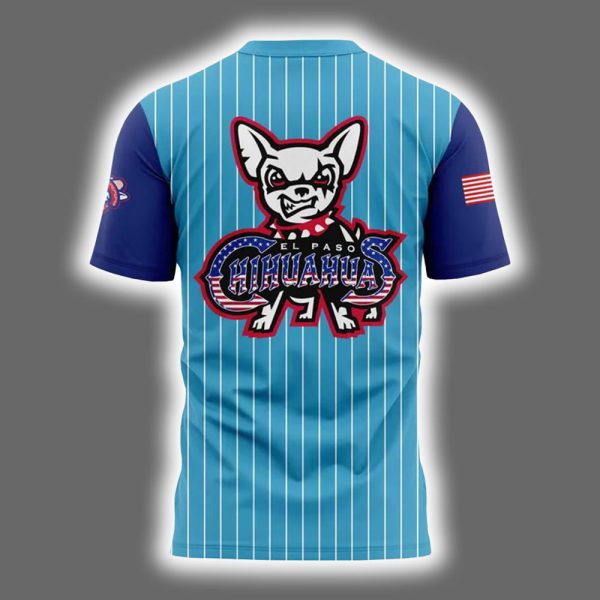 2025 El Paso Chihuahuas Stars Stripes Independence Day Shirt 3