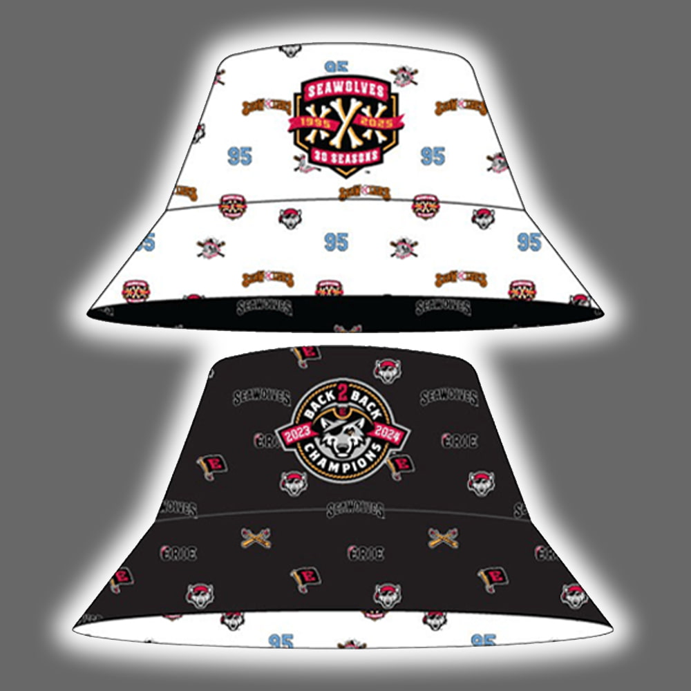 2025 Erie SeaWolves 30 Seasons Reversible Bucket Hat Giveaway 2025 Erie SeaWolves 30 Seasons Reversible Bucket Hat Giveaway