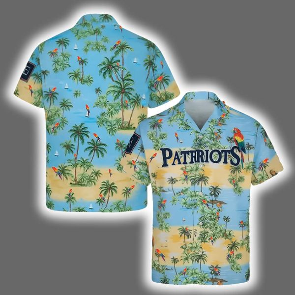 2025 Giancarlo Stanton Patriots Hawaiian Shirt