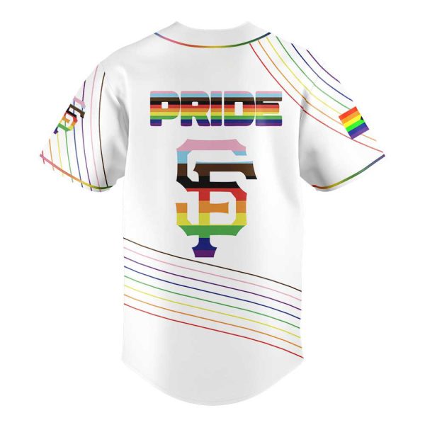 2025 Giants Celebrating Pride Night Jersey 3