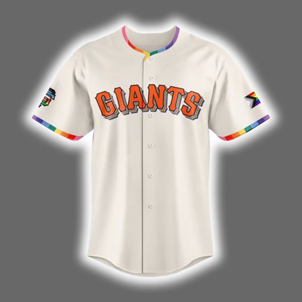 2025 Giants Celebration Pride Month Baseball Jersey 2