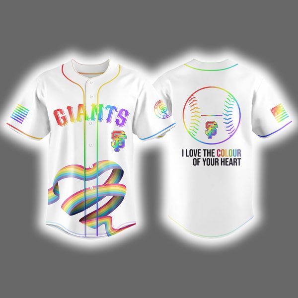 2025 Giants Happy Pride Month LGBTQ Baseball Jersey