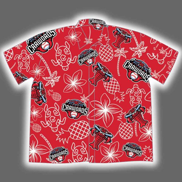 2025 Hickory Crawdads Beach Shirt Giveaway
