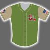 2025 Hickory Crawdads Military Jersey Giveaway
