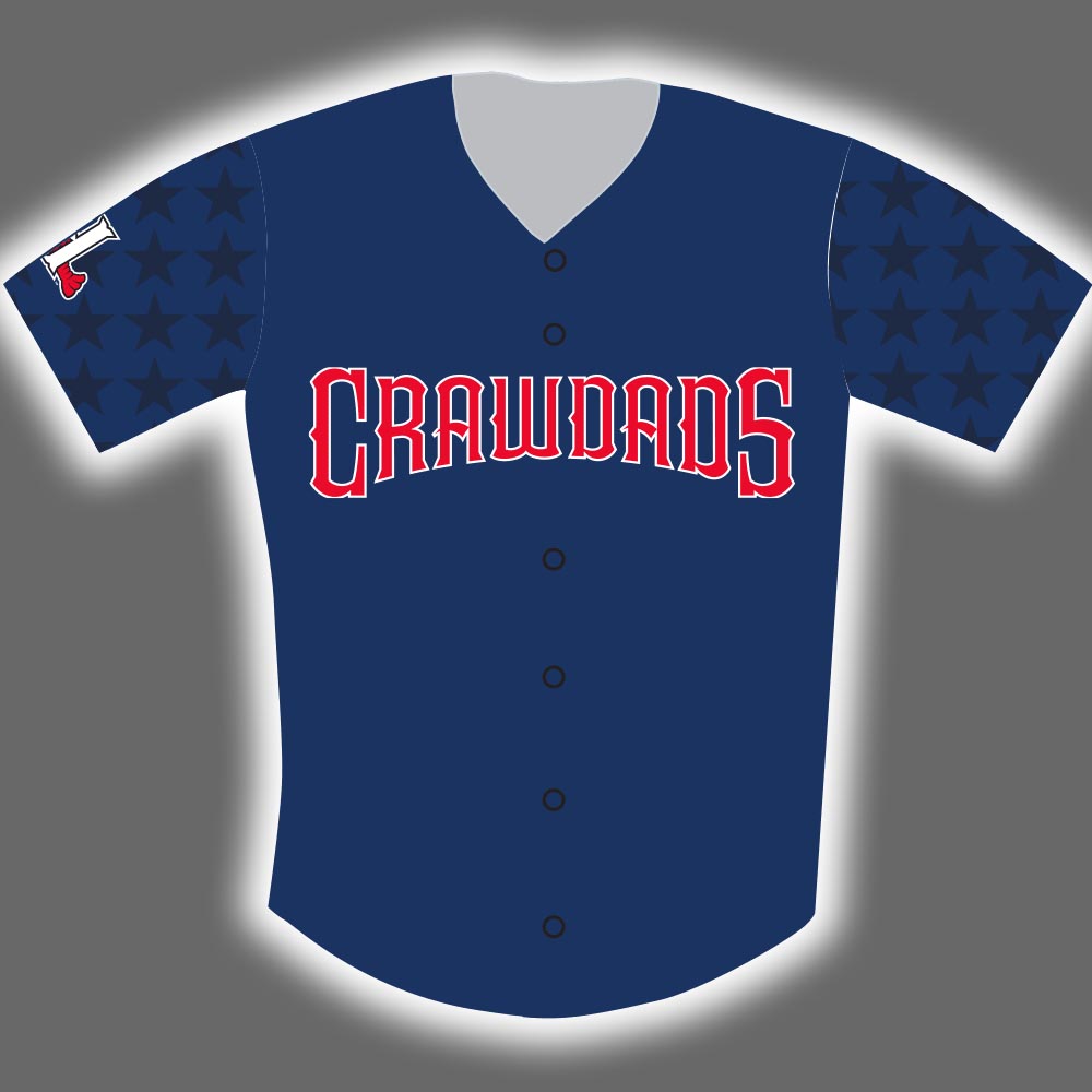 2025 Hickory Crawdads Patriotic Jersey Giveaway 2025 Hickory Crawdads Patriotic Jersey Giveaway