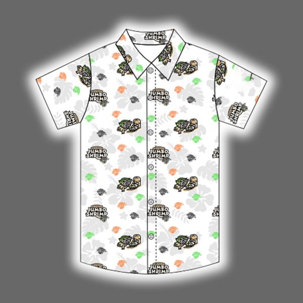 2025 Jacksonville Jumbo Shrimp Hawaiian Mummy Shirt Giveaway