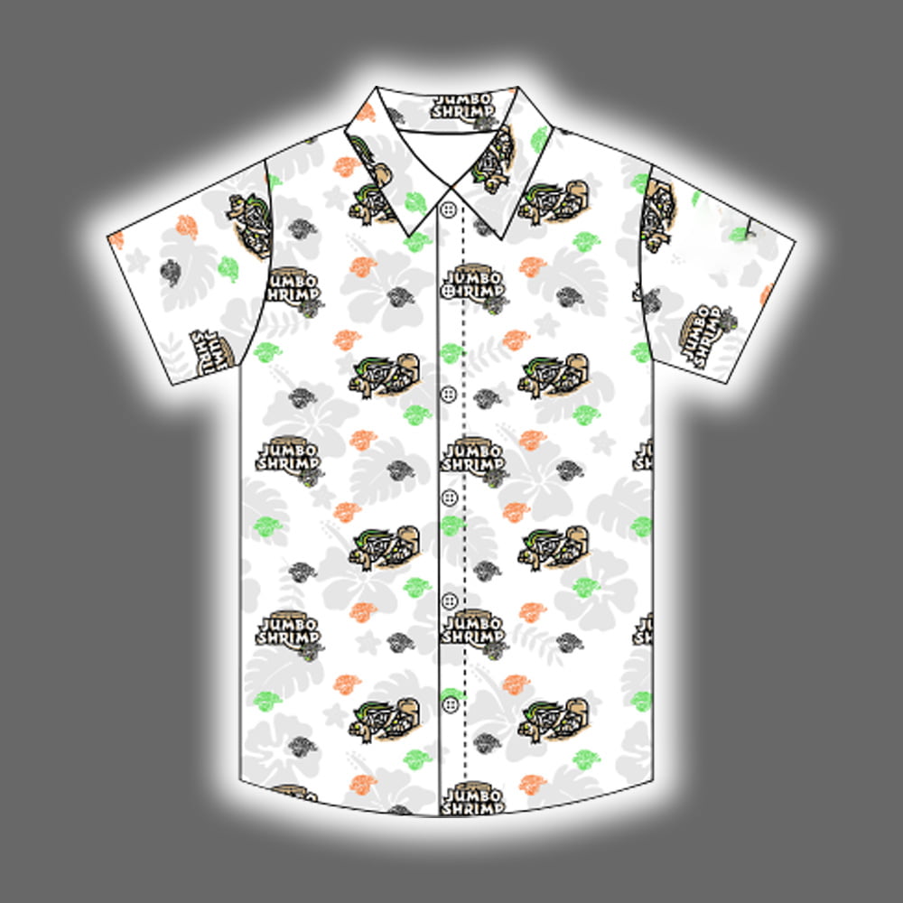 2025 Jacksonville Jumbo Shrimp Hawaiian Mummy Shirt Giveaway 2025 Jacksonville Jumbo Shrimp Hawaiian Mummy Shirt Giveaway