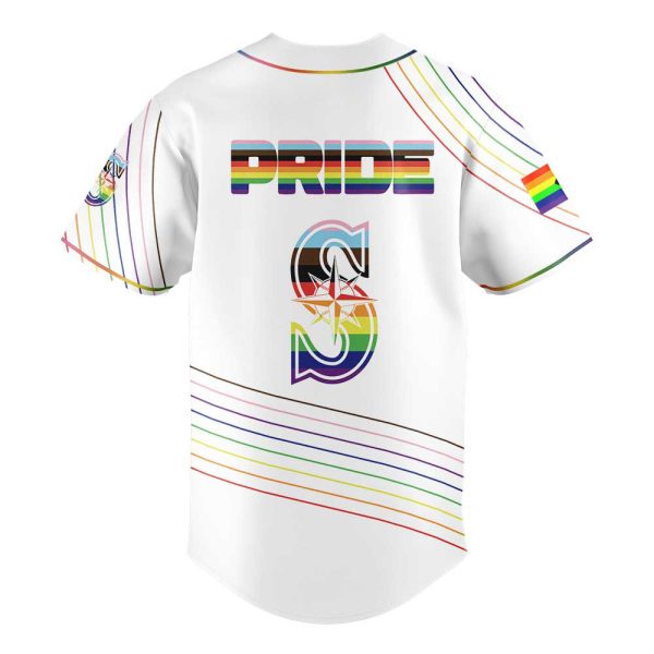 2025 Mariners Celebrating Pride Night Jersey 3
