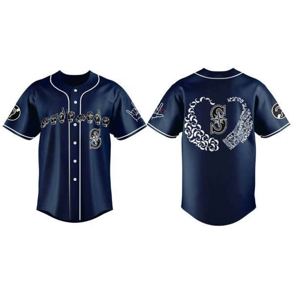 2025 Mariners Deaf And Hard Of Hearing Awareness Day Jersey