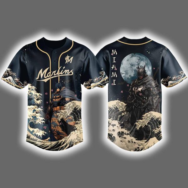 2025 Marlins Batman Night Jersey