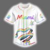 2025 Marlins Happy Pride Month LGBTQ Baseball Jersey 2