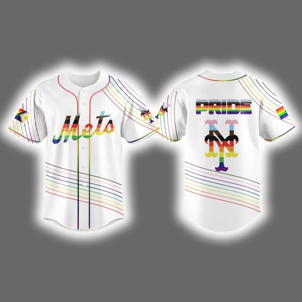 2025 Mets Celebration Pride Month Baseball Jersey