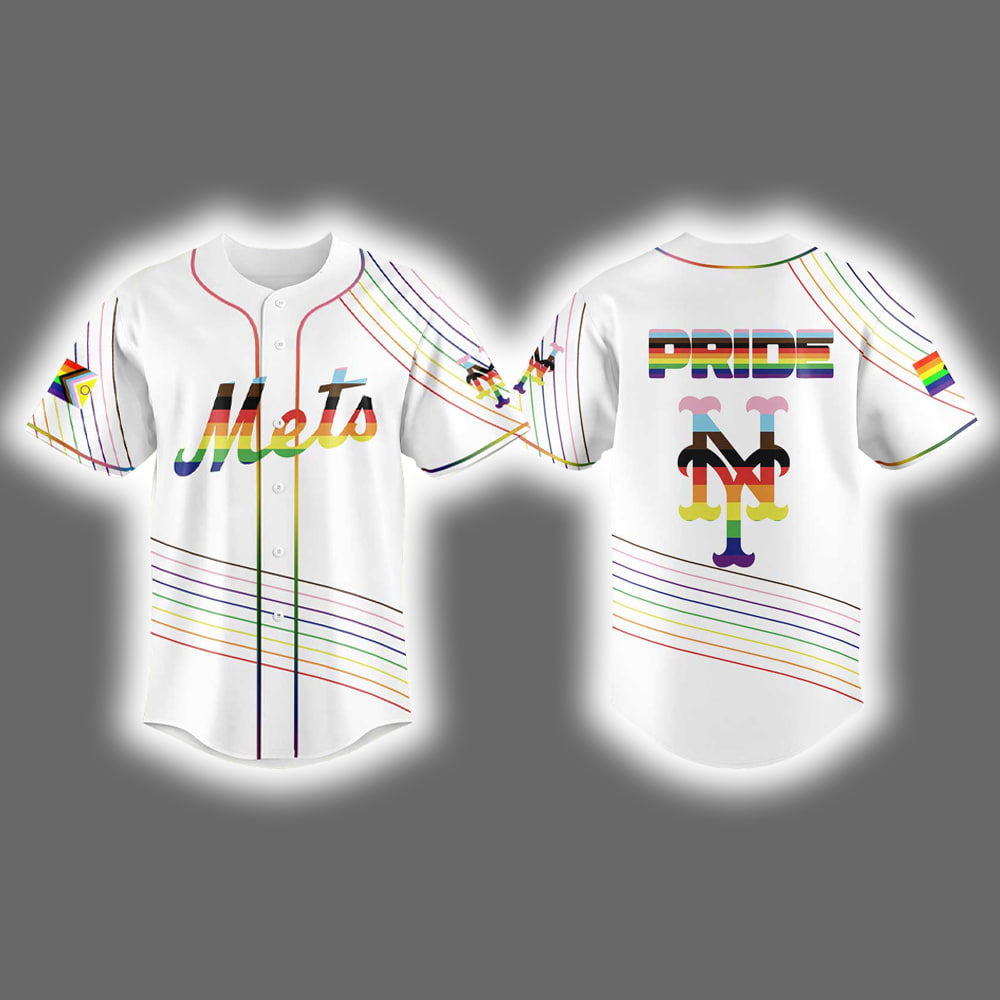 2025 Mets Celebration Pride Month Baseball Jersey 2025 Mets Celebration Pride Month Baseball Jersey