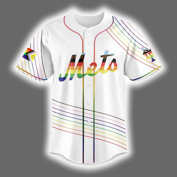 2025 Mets Celebration Pride Month Baseball Jersey 2