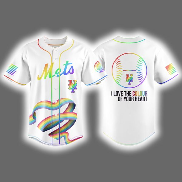 2025 Mets Happy Pride Month LGBTQ Baseball Jersey